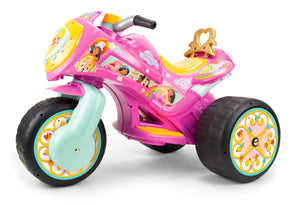 Moto Elettrica per Bambini 6V Disney Princess Rosa