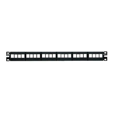 Pann.1u per 24 rj45u netkey nero - NKFP24Y