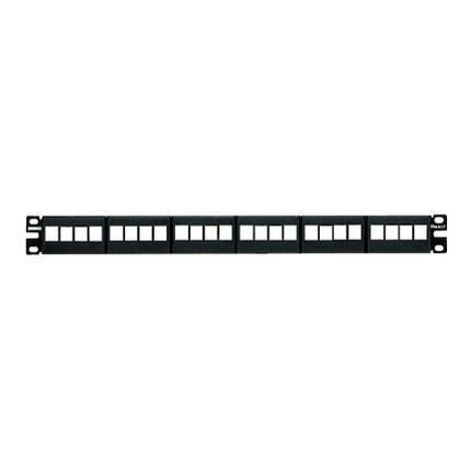 Pann.1u per 24 rj45u netkey nero - NKFP24Y