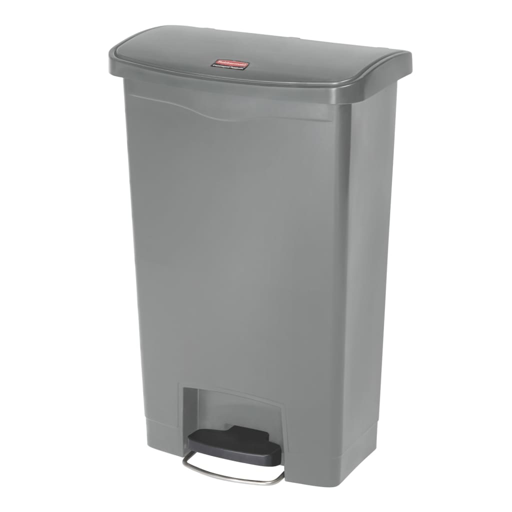 Rubbermaid Contenitore a Pedale Slim Jim 50 L Grigio 445377