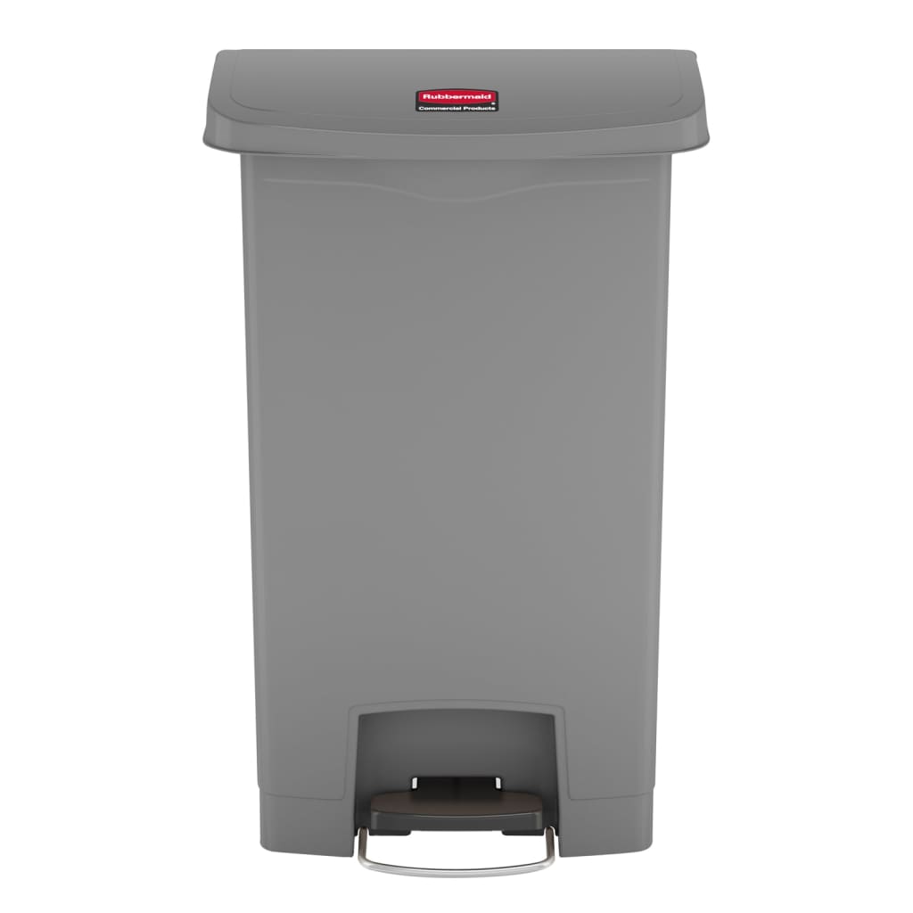 Rubbermaid Contenitore a Pedale Slim Jim 50 L Grigio 445377