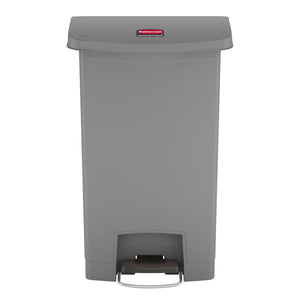 Rubbermaid Contenitore a Pedale Slim Jim 50 L Grigio 445377