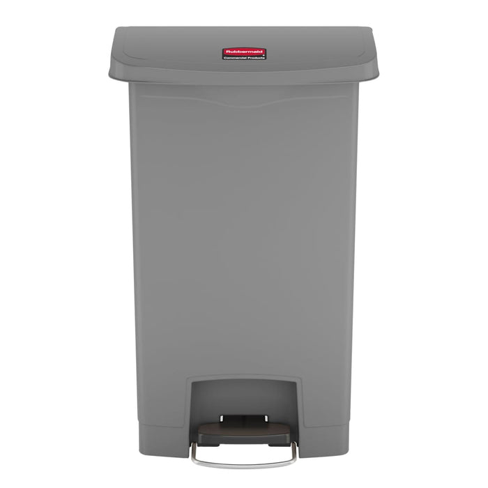 Rubbermaid Contenitore a Pedale Slim Jim 50 L Grigio 445377