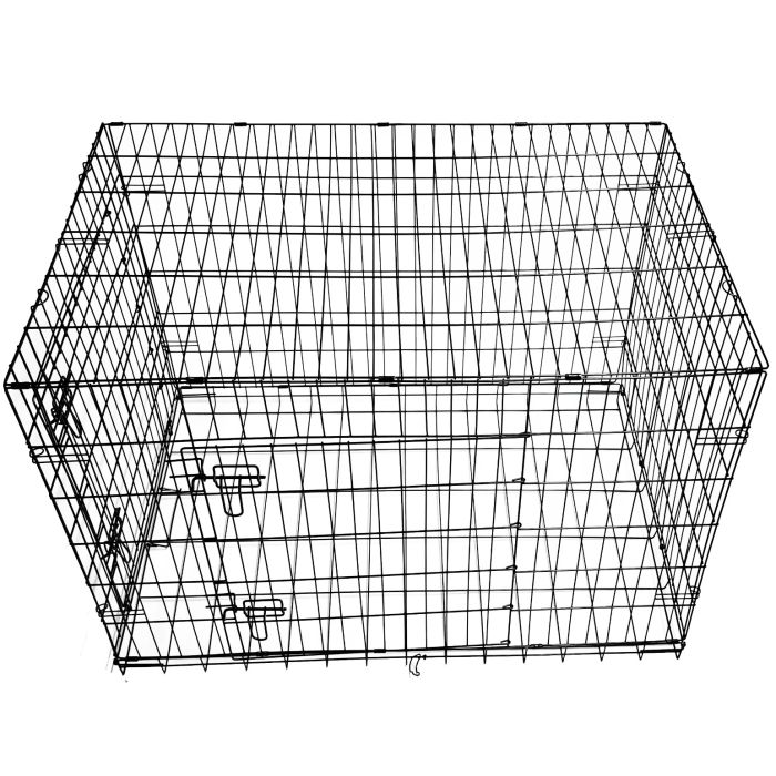 Gabbia robusta per Cani, Gatti e Animali di Piccola Taglia - dimensioni generose 108 x 72 x H 77 cm