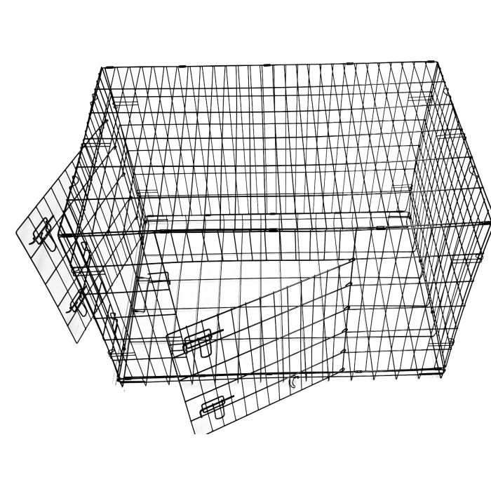 Gabbia robusta per Cani, Gatti e Animali di Piccola Taglia - dimensioni generose 108 x 72 x H 77 cm