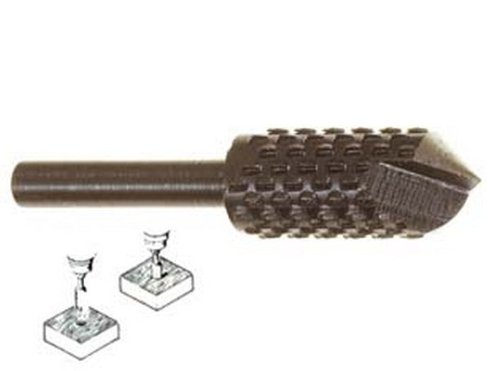 2blister fresa-raspa a svasare rotativa per legno - codolo mm.6 pg 438.00 fer17589