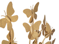 Albero della Vita con Farfalle Glam 31x8x30 cm in Ferro Oro