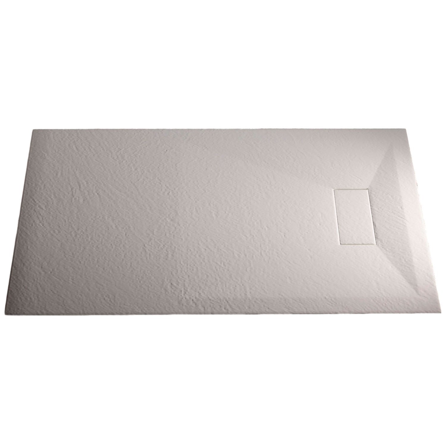 Piatto Doccia 70x120x2 6 cm Bianco Effetto Pietra mod. Strong