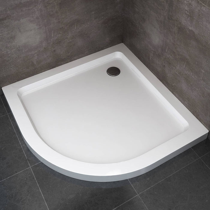 Piatto Doccia 90x90x5 cm Semicircolare Abs mod. Selene