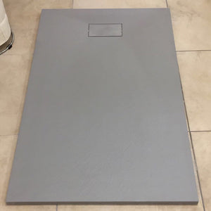 Piatto Doccia 90x120x2 6 cm Grigio Effetto Pietra mod. Strong