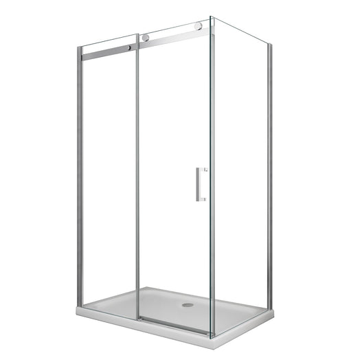 Box Doccia 80x100 CM H190 Trasparente con Easy-Clean mod. Cosmopolitan