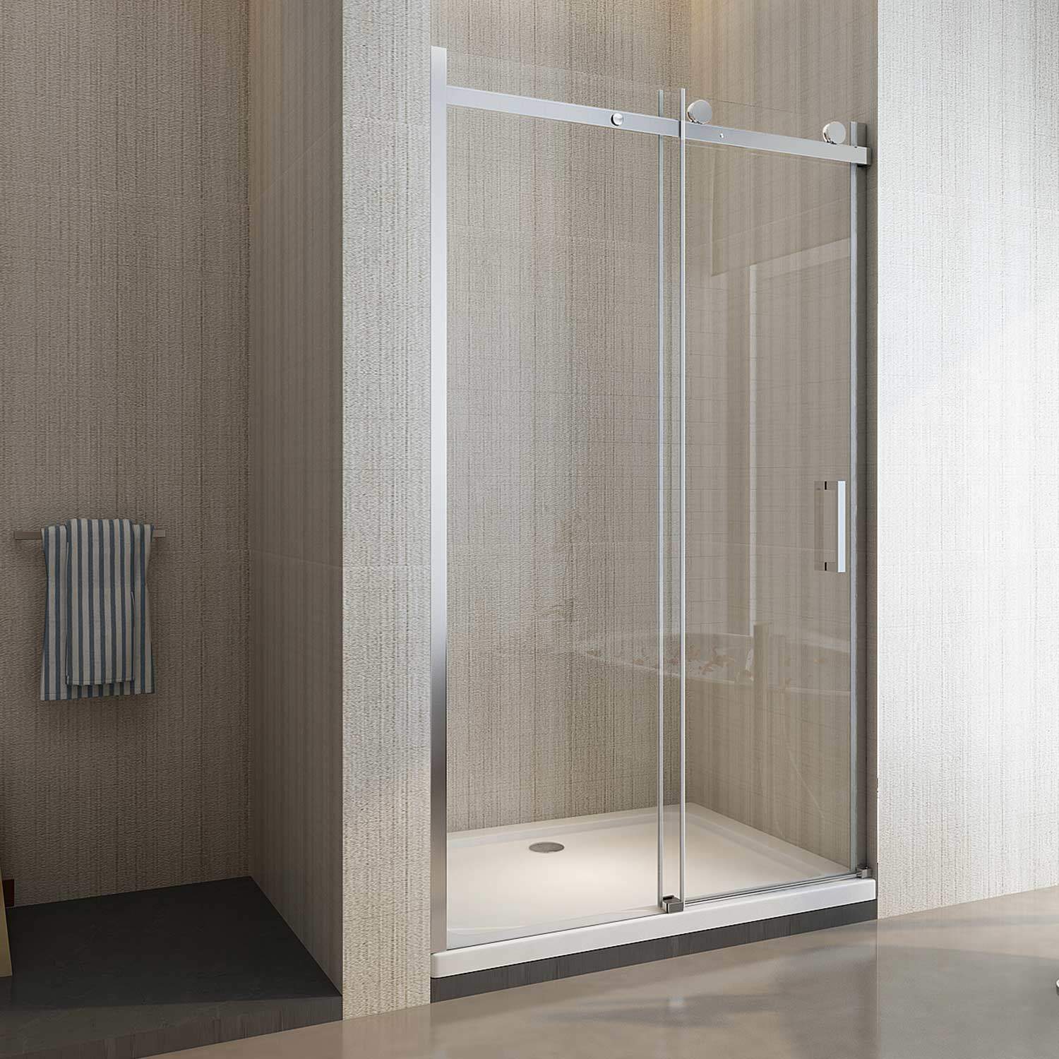 Porta Doccia 100 CM H190 Trasparente con Easy-Clean mod. Vogue