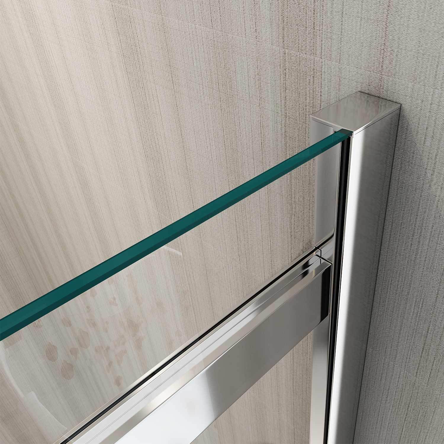 Porta Doccia 150 CM H190 Trasparente con Easy-Clean mod. Vogue