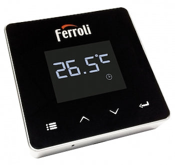 Cronotermostato ferroli Settimanale Riscaldamento Wifi - IOS e Android Batterie Stilo Programmazione Digitale 013010XA Connect