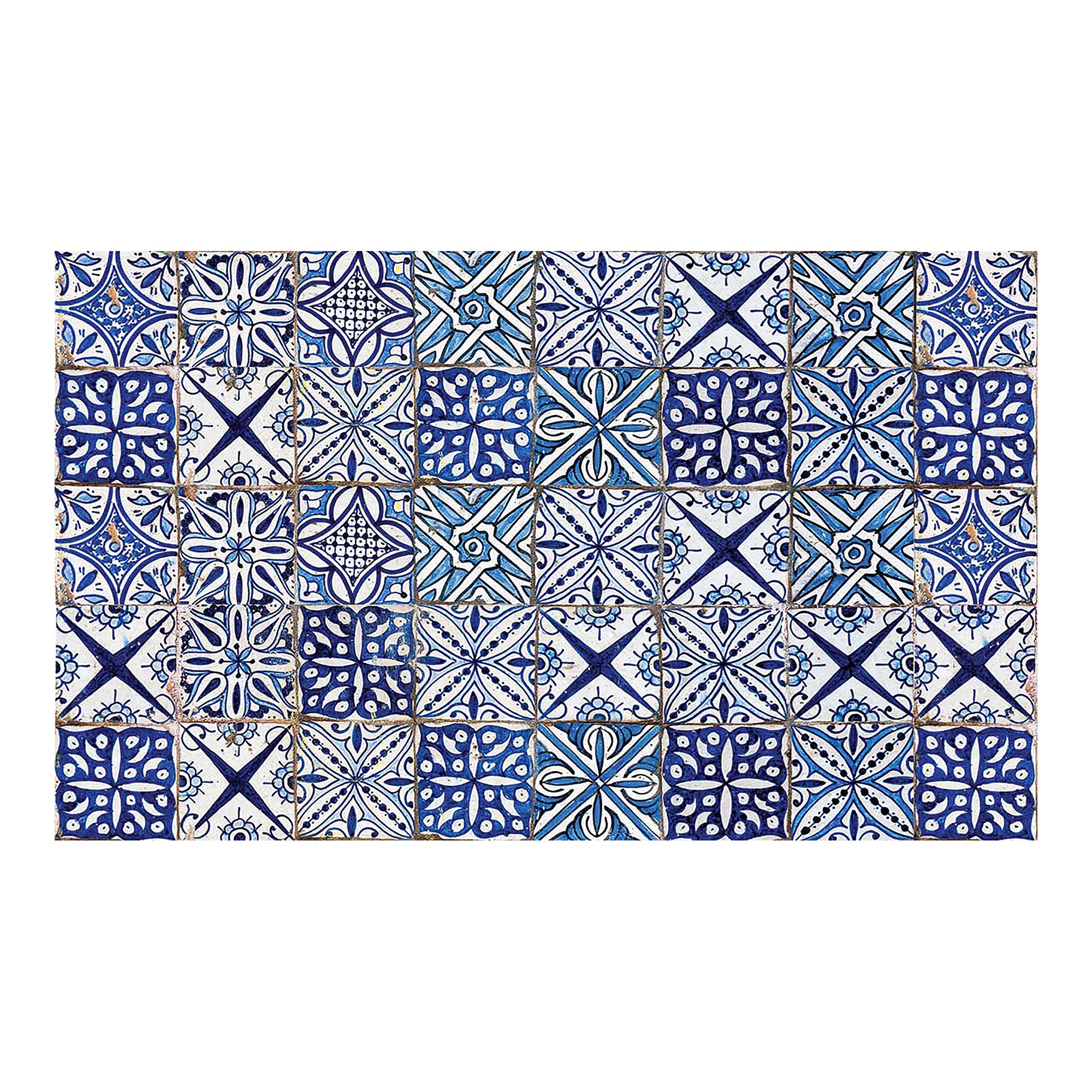 Paraschizzi Adesivo Azulejos Azzurri 60x100 cm