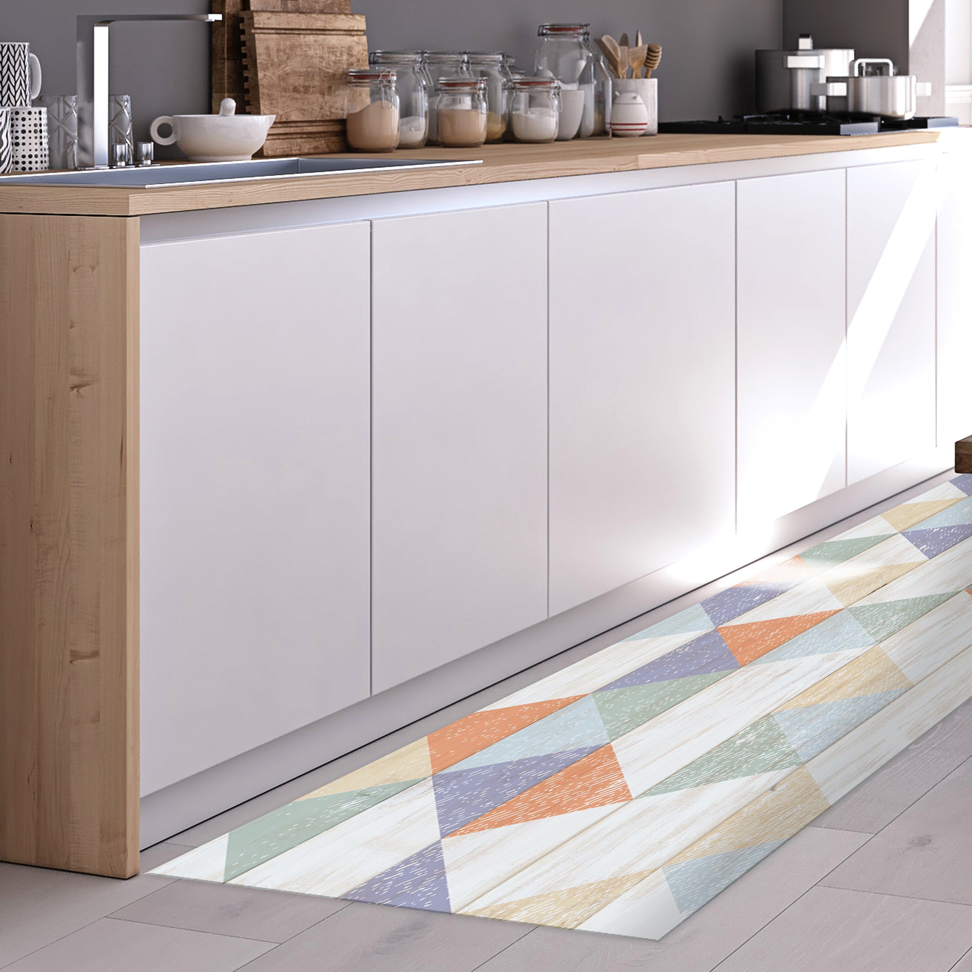 Passatoia da cucina antiscivolo Colour Wood 60x240 cm