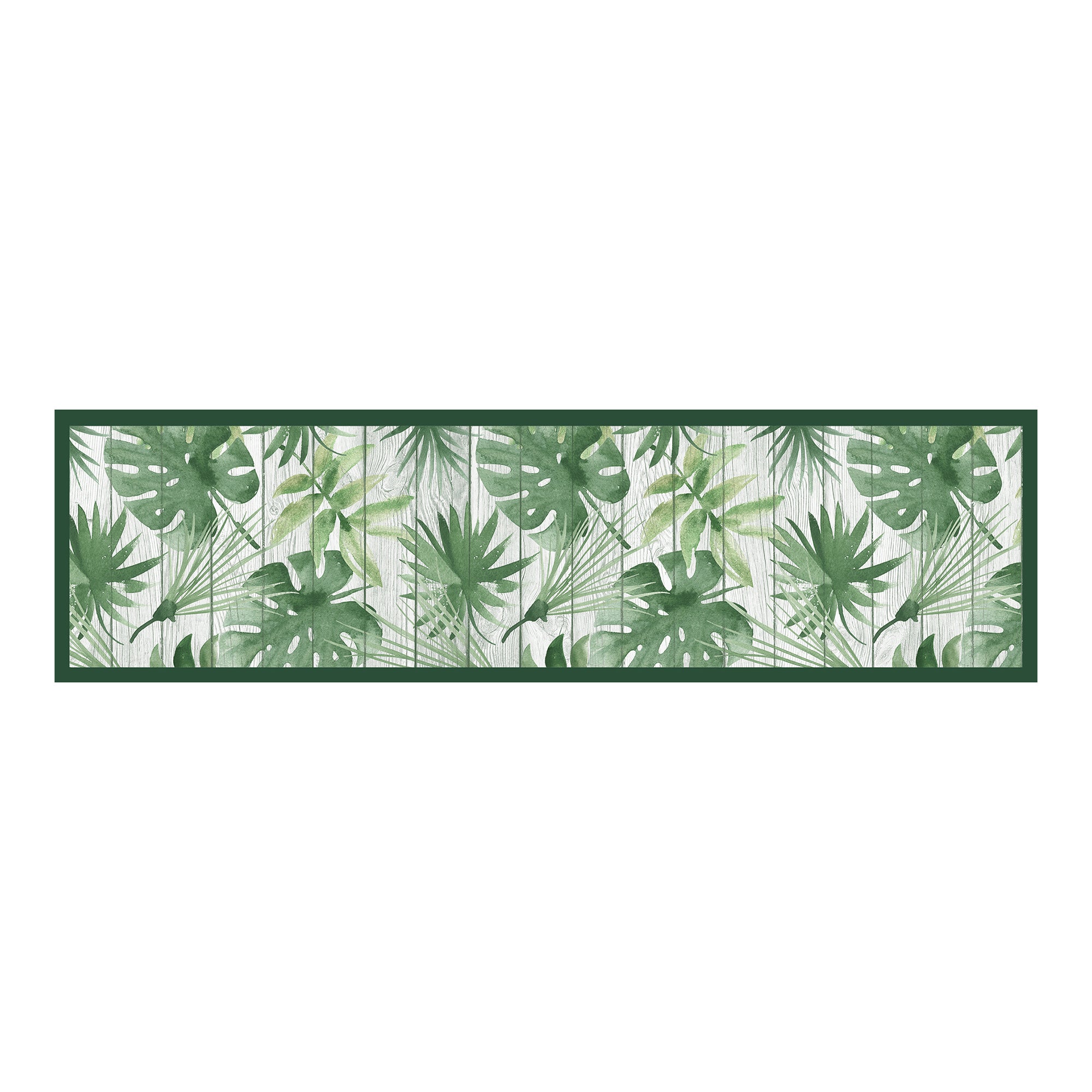 Passatoia da cucina antiscivolo Green Tropical 60x180 cm