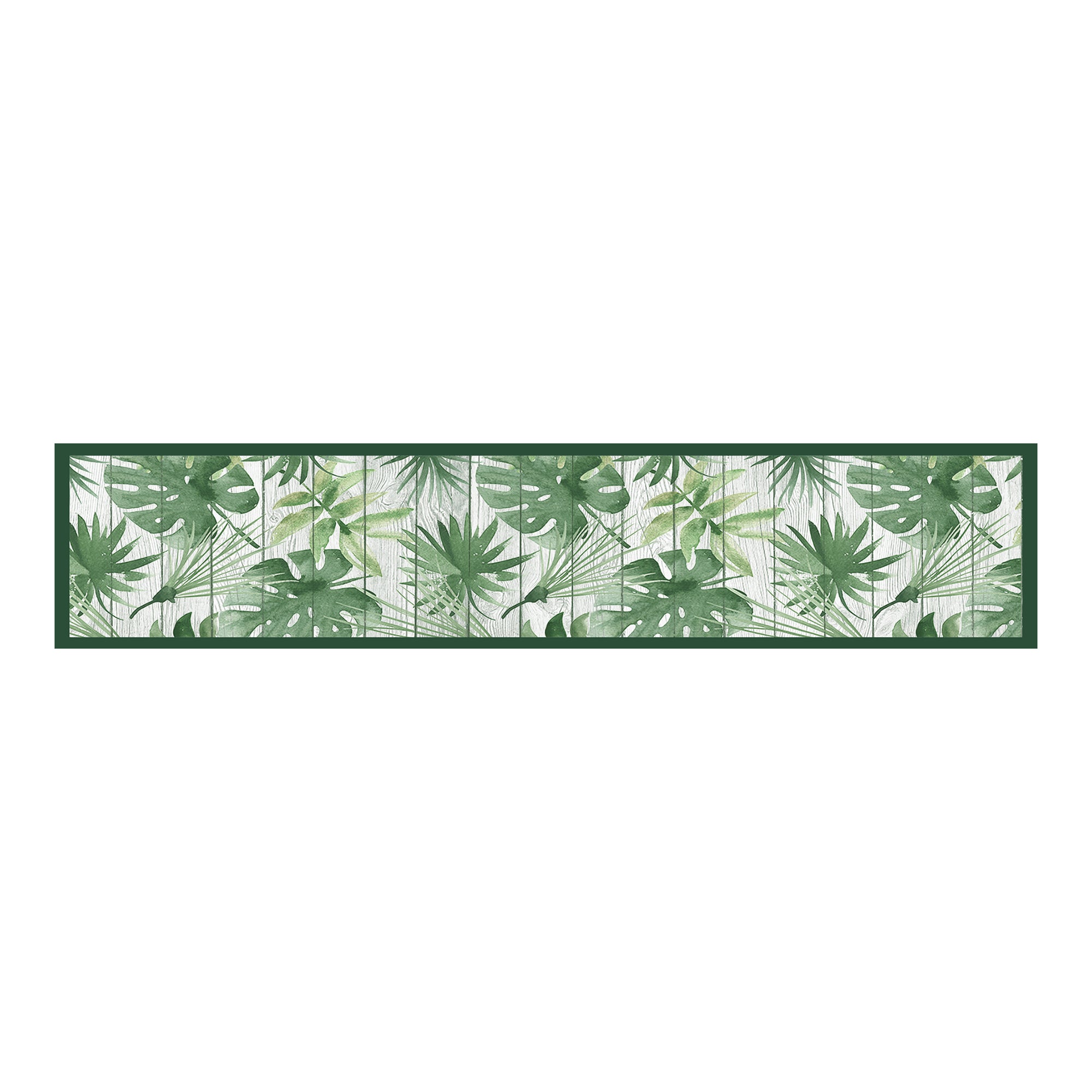 Passatoia da cucina antiscivolo Green Tropical 60x300 cm