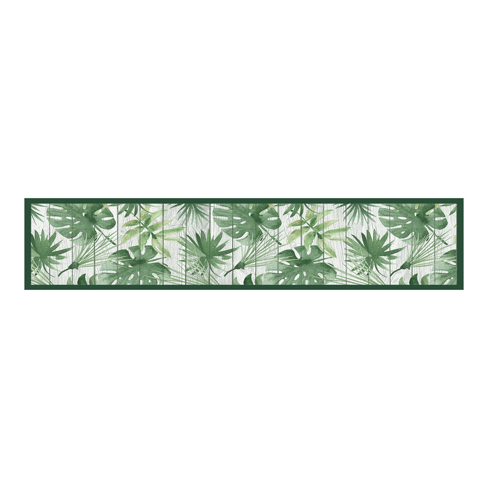 Passatoia da cucina antiscivolo Green Tropical 60x300 cm