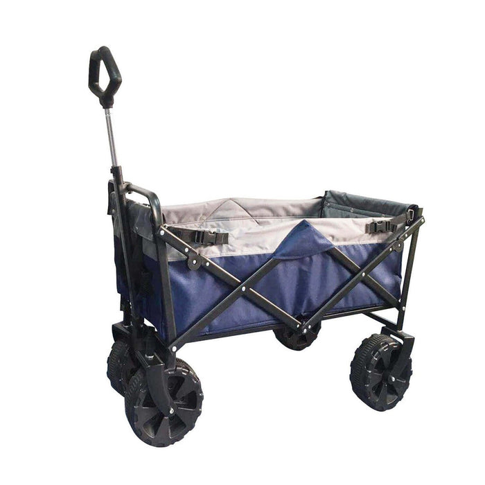 Carrello pieghevole blu/grigio in metallo mod. Pacific