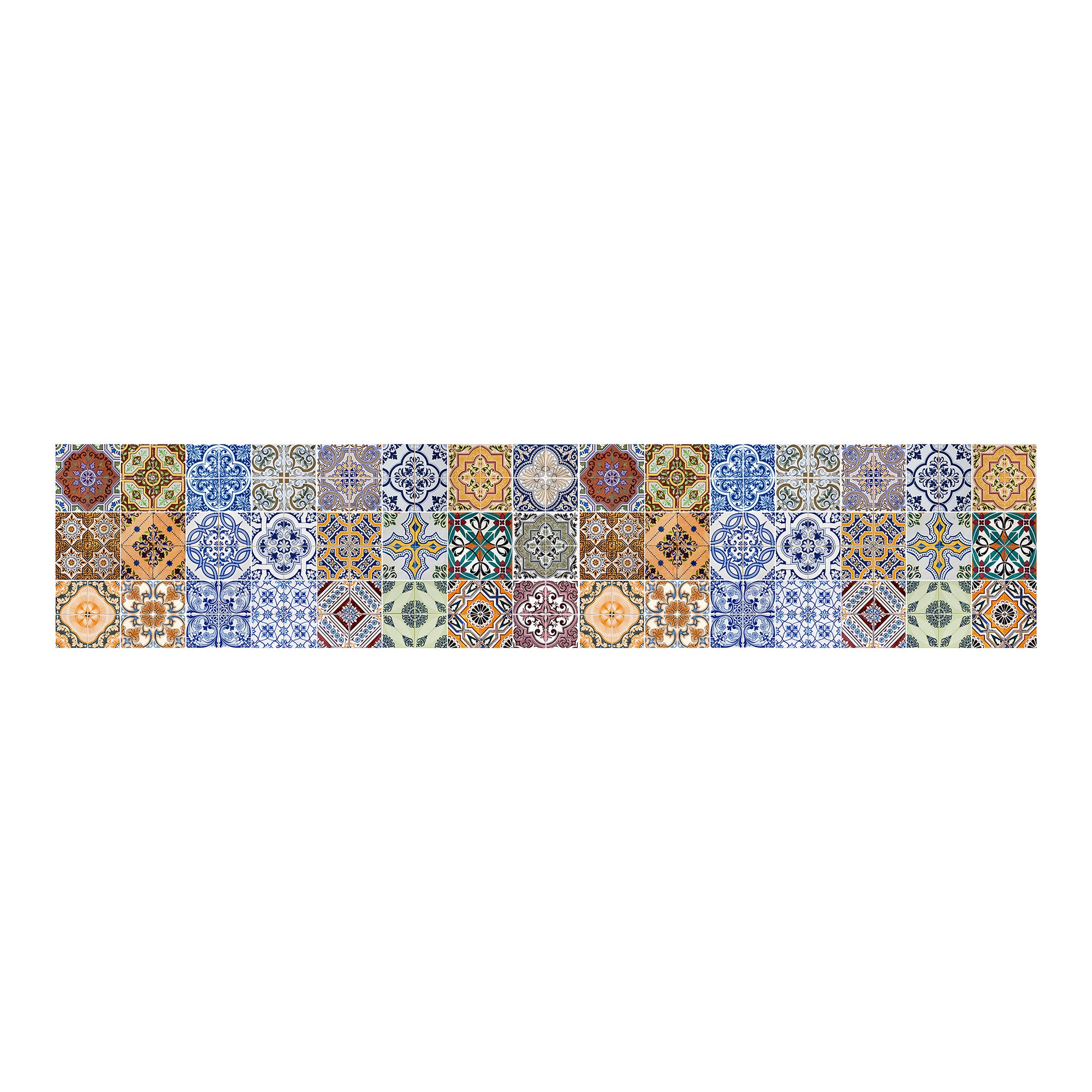 Passatoia da cucina antiscivolo Spring Tile Carpet 60x240 cm