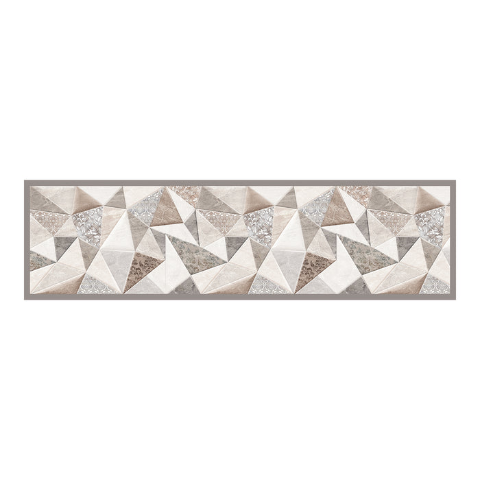 Passatoia da cucina antiscivolo Floral Stones 180x60 cm