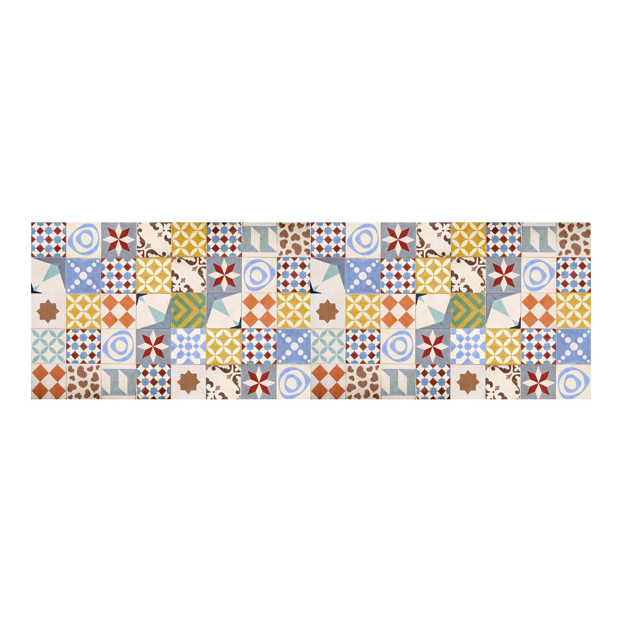 Paraschizzi Adesivo Portuguese Ciment Tiles 190x60 cm