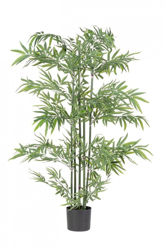 Pianta Artificiale di Bamboo Ø70x150 cm in Plastica con Vaso Verde