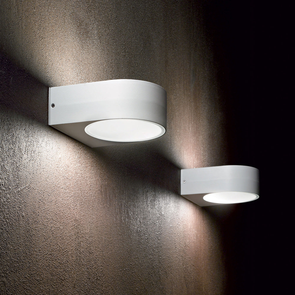 Applique Moderna Iko Metallo Bianco 1 Luce E27