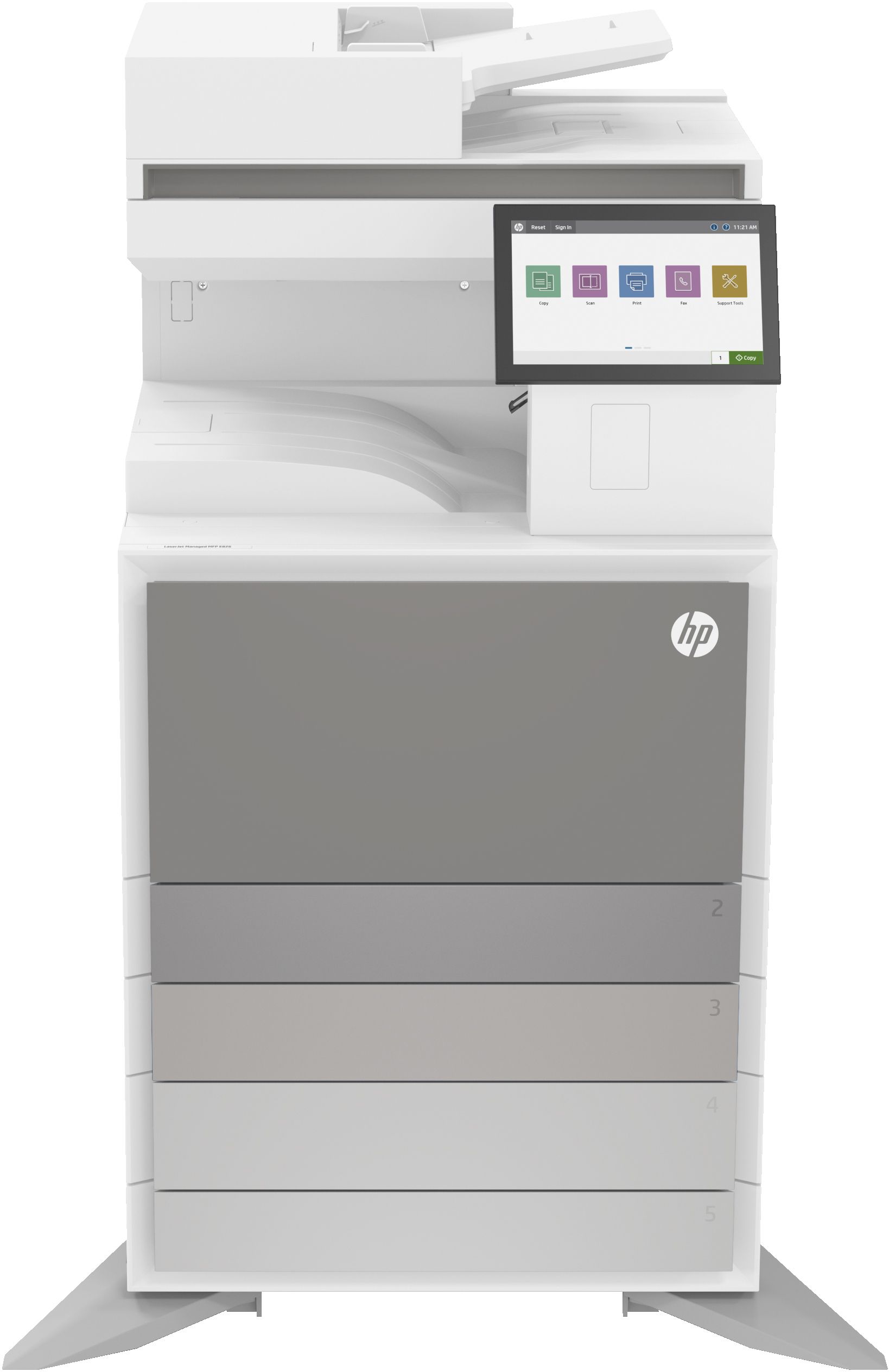 Hp laserjet stampante multifunzione managed e826dn, bianco e nero, stampante per enterprise, stampa, copia, scansione, fax (opzionale), stampa fronte/retro scansione fronte/retro scansione verso e-mail/pdf avanzate funzionalità di sicurezza - 5QK09A#B19