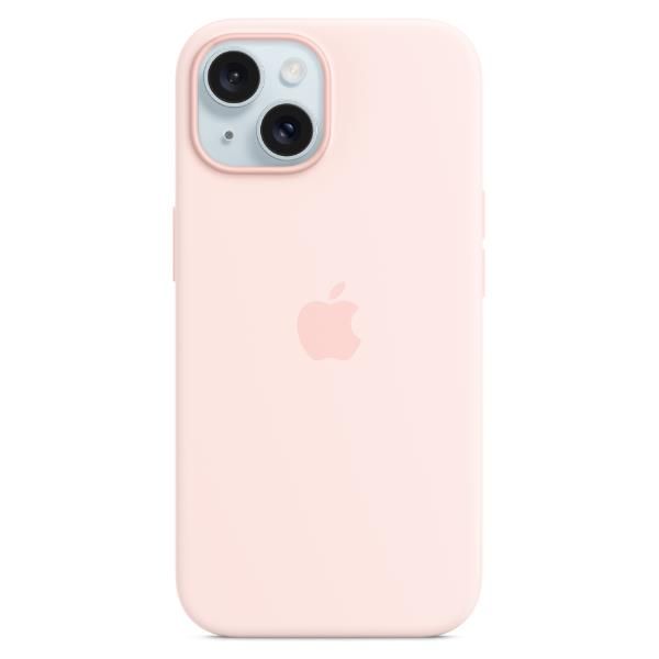 Custodia magsafe in silicone per iphone 15 plus - rosa confetto - MT143ZM/A