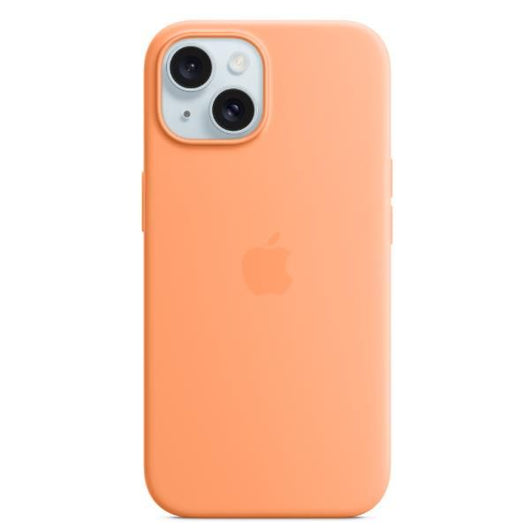 Smartphone cellulari - accessori - custodia magsafe in silicone per iphone 15 plus - aranciata - MT173ZM/A