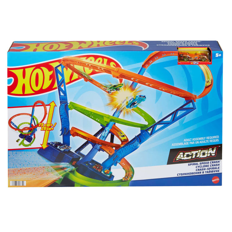 Hot Wheels Set da Gioco Hyper-Speed Crash Action 445308