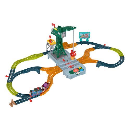 Pista treno mattel hrc47 thomas & friends centro smistamento di cranky