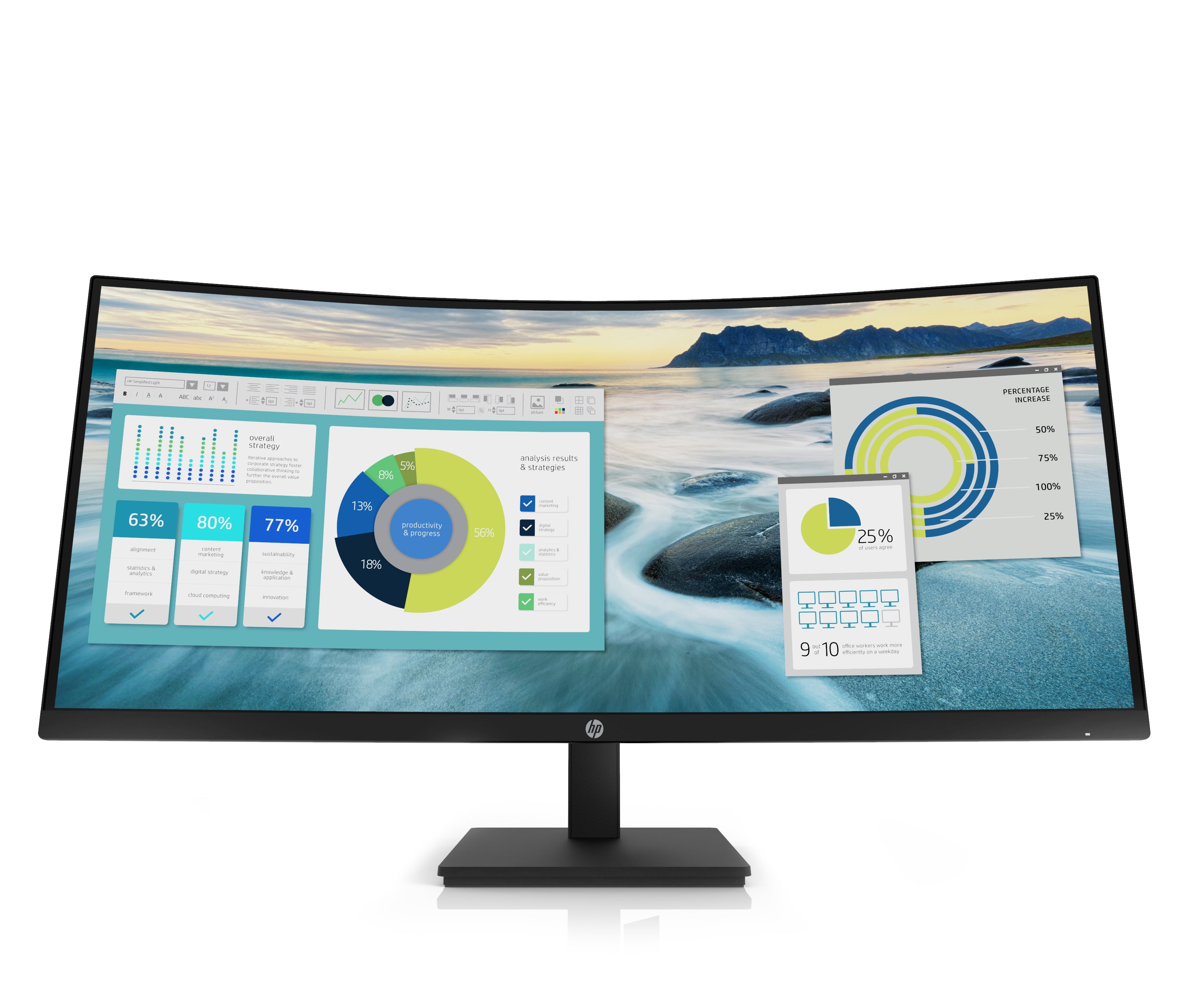 Hp p34hc g4 monitor pc 86,4 cm (34") 3440 x 1440 pixel quad hd led nero - HPMO0000080