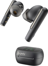 Poly auricolari nerofumo voyager free 60+m uc + adattatore bt700 usb-c + custodia per ricarica con touchscreen - 7Y8H0AA