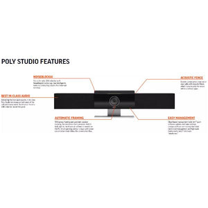 Poly barra video studio usb - 842D4AA#ABB