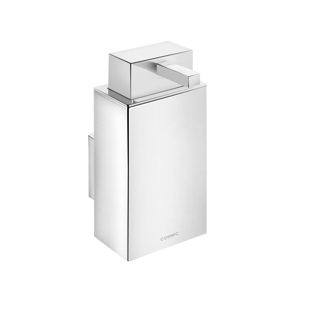 Dispenser sapone a muro in ottone cromato della collezione 'Bath Life' by Cosmic