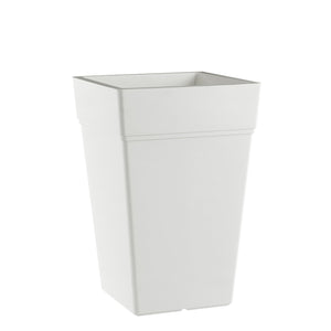 Vaso Quadrato colore Bianco 38x38 CM H 65 CM mod. Stalk