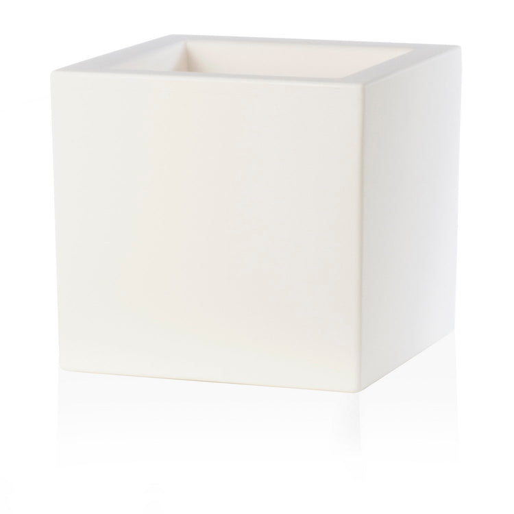 Vaso Quadrato colore Bianco 58x58 CM H 58 mod. Schio Cubo