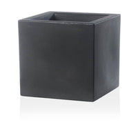 Vaso Quadrato colore Antracite 30x30 CM H 30 mod. Schio Cubo