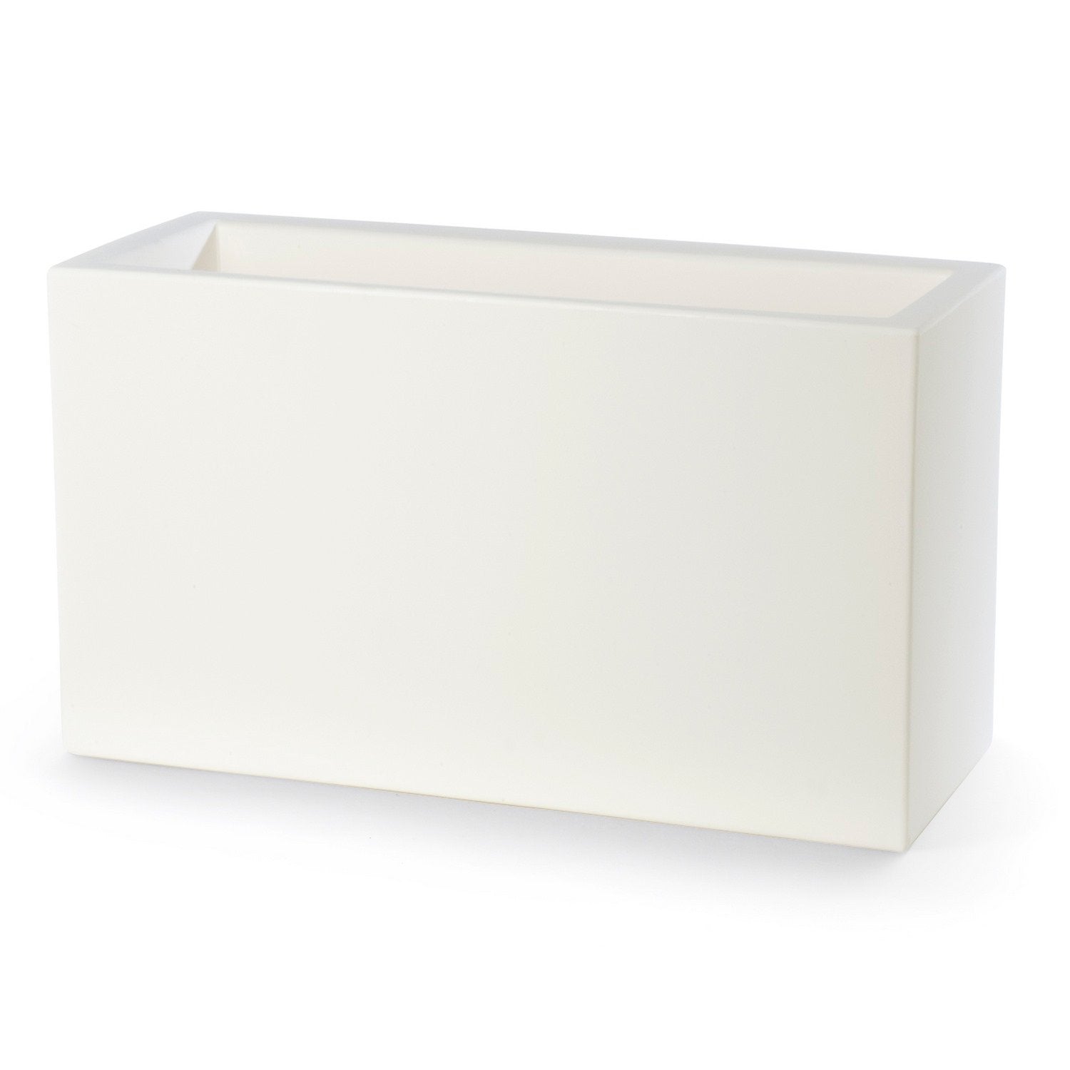 Fioriera Rettangolare colore Bianco 115x50 CM H 50 mod. Schio Cassa