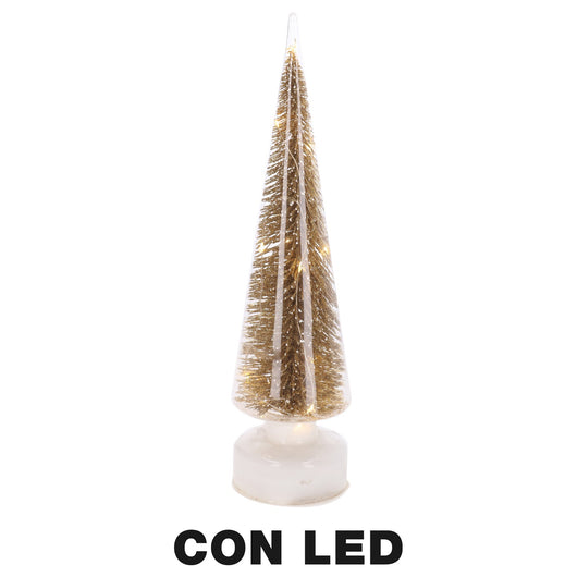 Albero di Natale Led Oro ø10 h35 mod. Gold