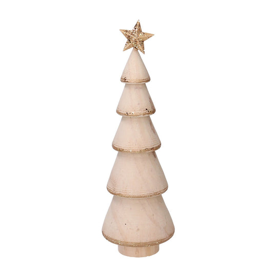 Decorazione Albero Natalizio Oro in legno