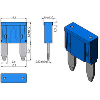 Fusibile mini 3 a confezione pezzi 4