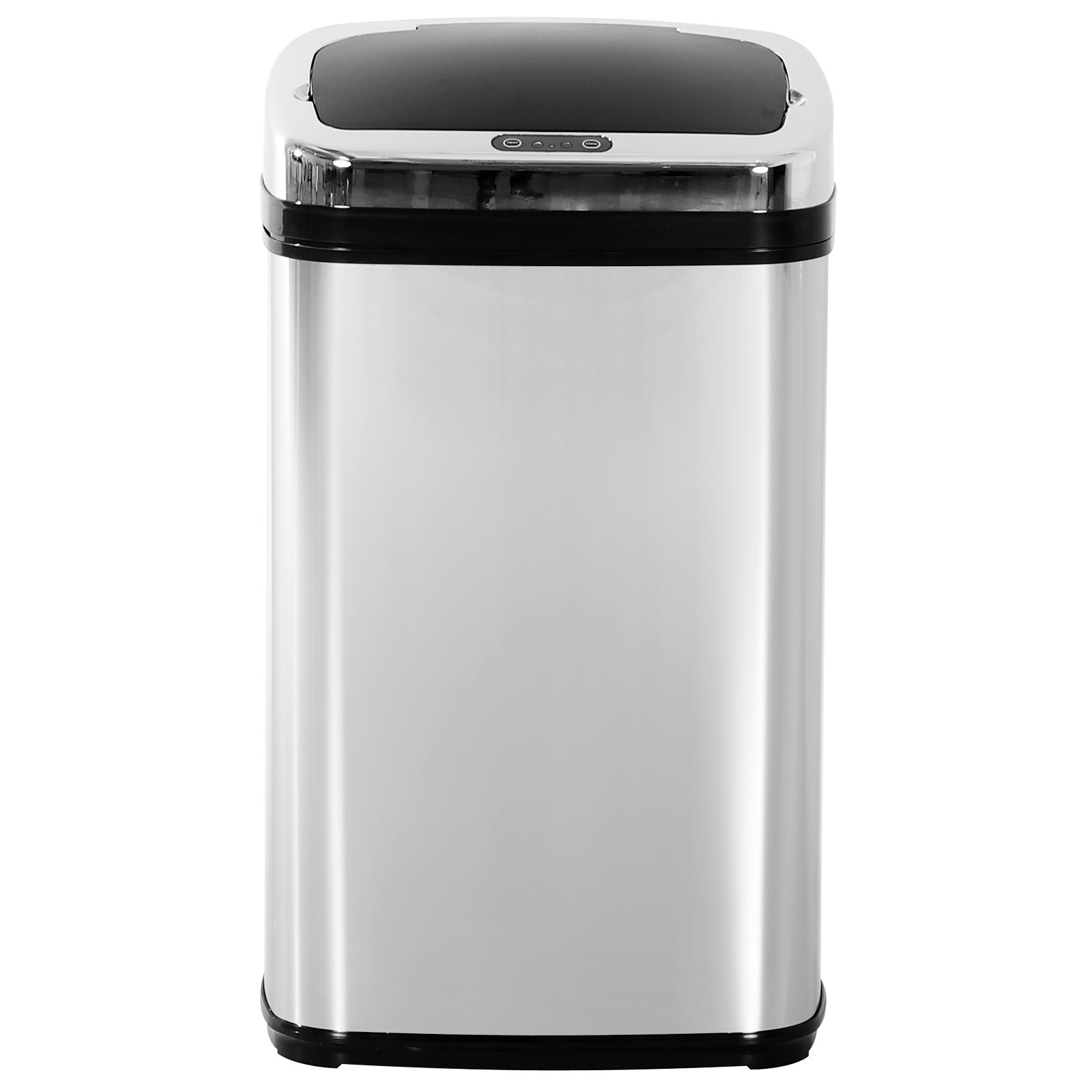 EASYCOMFORT Cestino dei Rifiuti in Acciaio Inox Sensore Automatico 30L/Quadrato