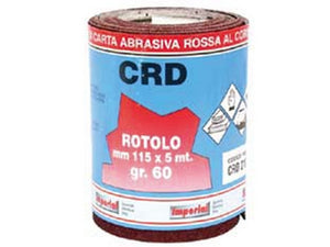 6pz carta abrasiva spaziata in miniroll - grana 100 fer73066