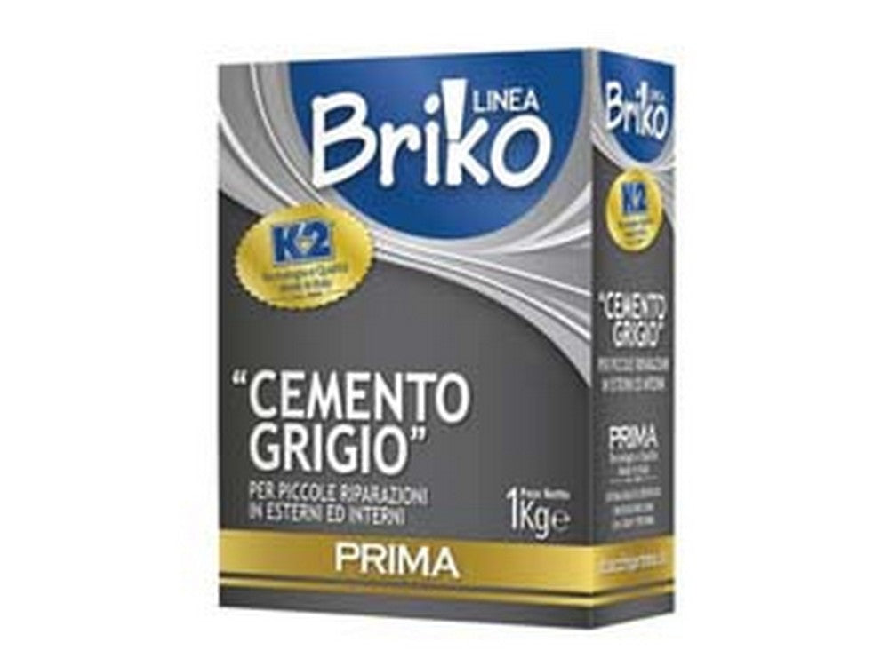 12pz k2 linea briko cemento grigio in polvere - kg.1 in scatola fer35279