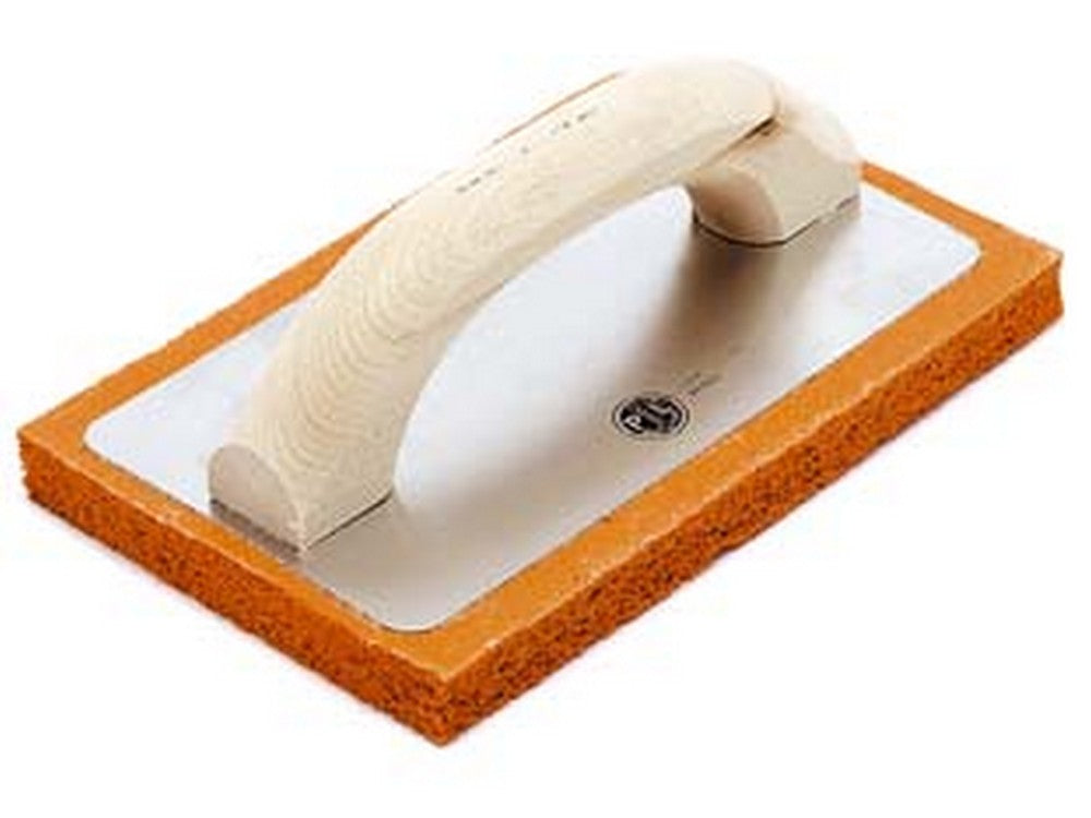 Frattone In Spugna Arancio Manico Legno Art.820 - Cm.21,5X13,5 Art.820/1 Cod:Ferx.Fer49351