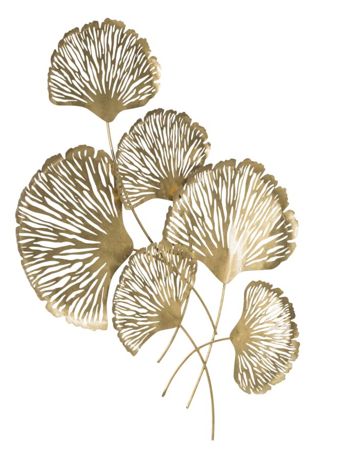Pannello Iris Verticale 78x5,5x101 cm in Ferro Oro